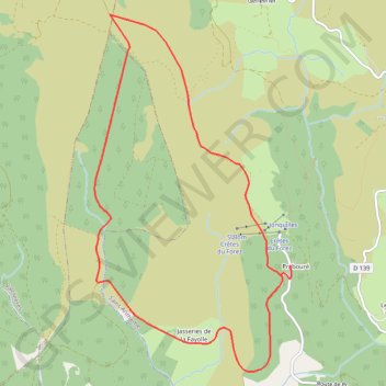 Itinéraire Vallée de l'Ance, distance, dénivelé, altitude, carte, profil, trace GPS