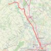 Itinéraire Montain - Toulouse, distance, dénivelé, altitude, carte, profil, trace GPS