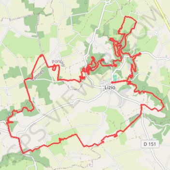 Itinéraire Circuit permanent de lizio, distance, dénivelé, altitude, carte, profil, trace GPS
