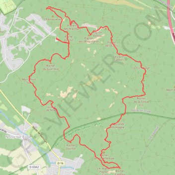 Itinéraire Les 25 bosses, distance, dénivelé, altitude, carte, profil, trace GPS