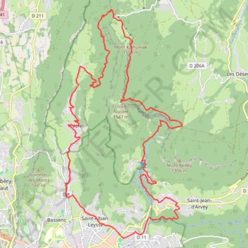 Itinéraire Le meilleur du Nivolet, distance, dénivelé, altitude, carte, profil, trace GPS