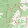 Itinéraire Crêtes du Grand Barry-Gaudichart au départ de Vercheny-le-Temple, distance, dénivelé, altitude, carte, profil, trace GPS