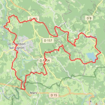 Itinéraire Du Lignon au Lac de Devesset - Le Chambon-sur-Lignon, distance, dénivelé, altitude, carte, profil, trace GPS