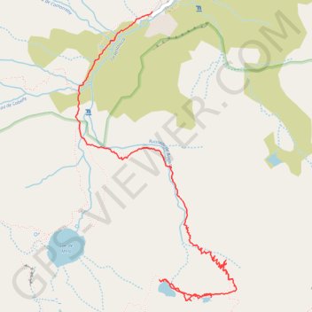 Itinéraire Les lacs de Rinosu, distance, dénivelé, altitude, carte, profil, trace GPS