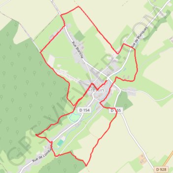 Itinéraire Circuit de la Chevrette - Fressin, distance, dénivelé, altitude, carte, profil, trace GPS