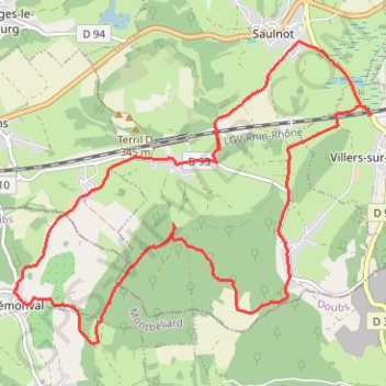 Itinéraire Le tour des Ducs, distance, dénivelé, altitude, carte, profil, trace GPS