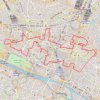 Itinéraire Paris - Les passages couverts, distance, dénivelé, altitude, carte, profil, trace GPS