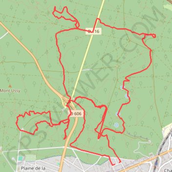 Itinéraire Forêt de Fontainebleau, distance, dénivelé, altitude, carte, profil, trace GPS