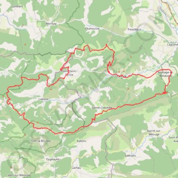 Itinéraire L'Orpierroise, distance, dénivelé, altitude, carte, profil, trace GPS