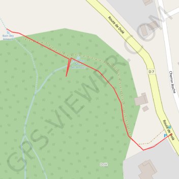 Itinéraire Bassins Dolé, distance, dénivelé, altitude, carte, profil, trace GPS