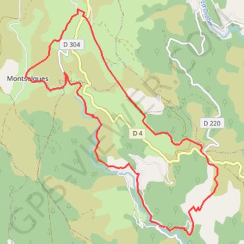 Itinéraire Randonnée à Thines, distance, dénivelé, altitude, carte, profil, trace GPS
