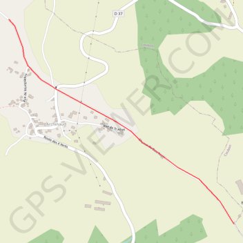 Itinéraire GOUD, distance, dénivelé, altitude, carte, profil, trace GPS