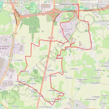 Itinéraire Rennes Sud, distance, dénivelé, altitude, carte, profil, trace GPS