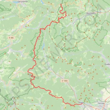 Itinéraire GR531_final, distance, dénivelé, altitude, carte, profil, trace GPS