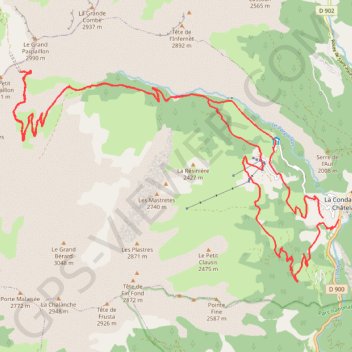 Itinéraire Col et tunnel du Parpaillon (circuit n°12), distance, dénivelé, altitude, carte, profil, trace GPS