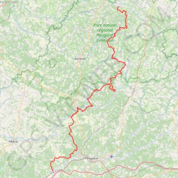 Itinéraire Cussac - Saint Astier, distance, dénivelé, altitude, carte, profil, trace GPS