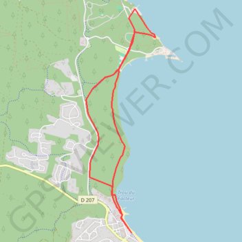Itinéraire Etang de Maubuisson, distance, dénivelé, altitude, carte, profil, trace GPS