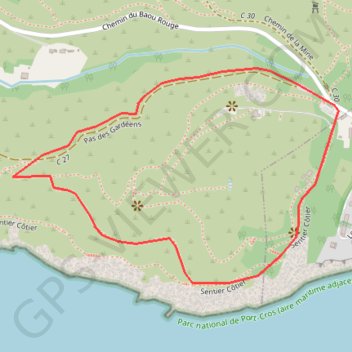 Itinéraire Cap Garonne, distance, dénivelé, altitude, carte, profil, trace GPS