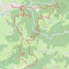 Itinéraire Patrice BOUTET 2022-04-18 reco trail Améthyste 2022 sur parcours 2017, distance, dénivelé, altitude, carte, profil, trace GPS