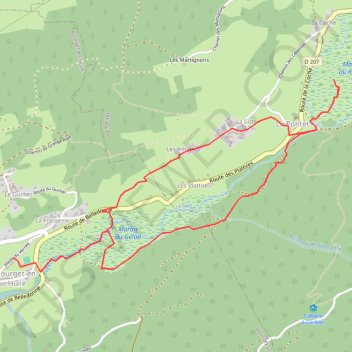 Itinéraire Les Chevaliers de Huile, distance, dénivelé, altitude, carte, profil, trace GPS