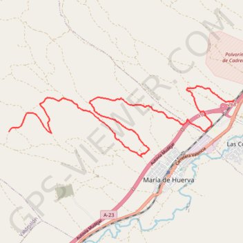 Itinéraire Segment 1-500, distance, dénivelé, altitude, carte, profil, trace GPS