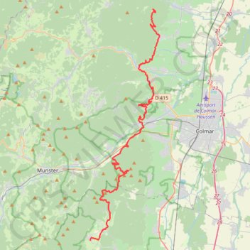 Itinéraire Etape 2 Vosges 2024-18078073, distance, dénivelé, altitude, carte, profil, trace GPS
