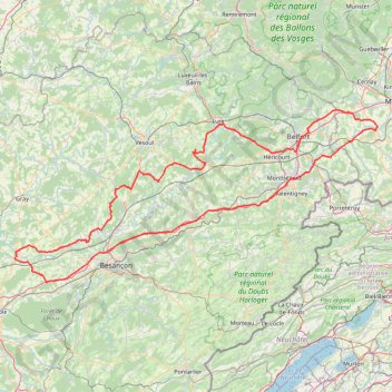 Itinéraire Track liberty-2023-12-15T22:43:15.897Z, distance, dénivelé, altitude, carte, profil, trace GPS