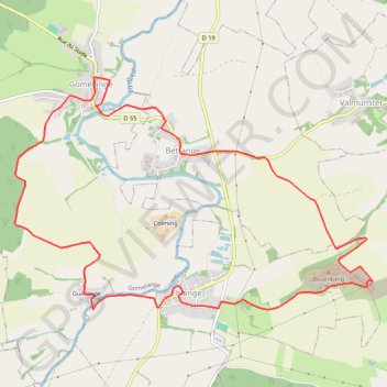 Itinéraire LES BALCONS DE LA NIED, distance, dénivelé, altitude, carte, profil, trace GPS