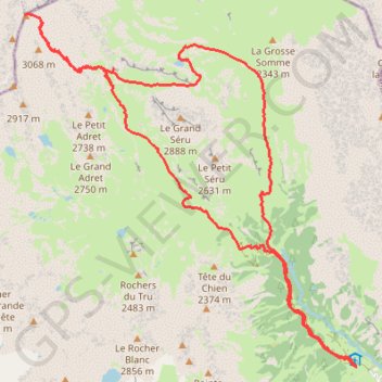 Itinéraire Ascension du Mont Thabor, distance, dénivelé, altitude, carte, profil, trace GPS