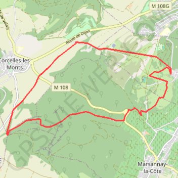 Itinéraire La ballade des Filles, distance, dénivelé, altitude, carte, profil, trace GPS