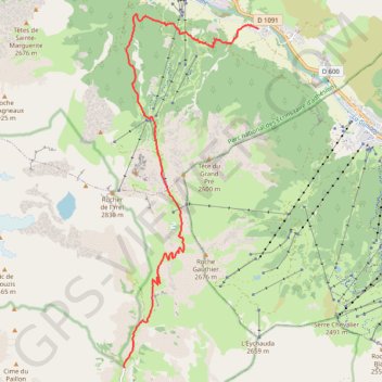 Itinéraire Des Guibertes à Chambran, distance, dénivelé, altitude, carte, profil, trace GPS