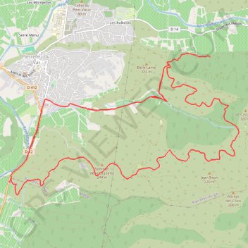 Itinéraire new, distance, dénivelé, altitude, carte, profil, trace GPS