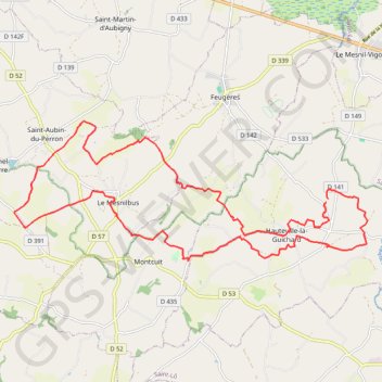 Itinéraire AMATEUR 2, distance, dénivelé, altitude, carte, profil, trace GPS