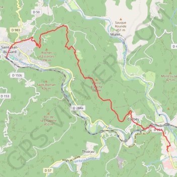 Itinéraire patrick, distance, dénivelé, altitude, carte, profil, trace GPS