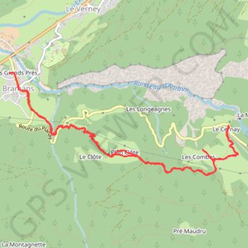 Itinéraire Rando extravache, distance, dénivelé, altitude, carte, profil, trace GPS