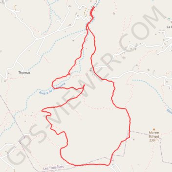 Itinéraire ⛹️ Trace Ballade de Joséphine, distance, dénivelé, altitude, carte, profil, trace GPS