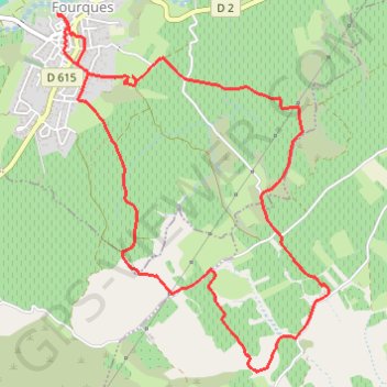 Itinéraire Fourques le sentier des histoires-8161440, distance, dénivelé, altitude, carte, profil, trace GPS