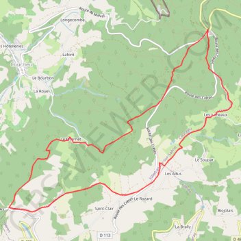 Itinéraire Col de Malval, distance, dénivelé, altitude, carte, profil, trace GPS