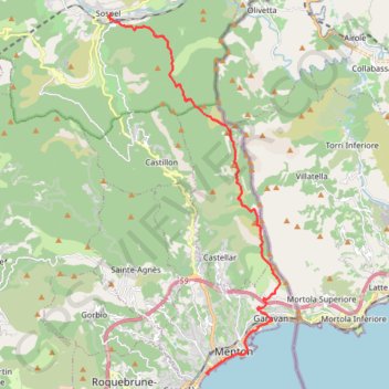 Itinéraire Traversée des Alpes - Étape 31, distance, dénivelé, altitude, carte, profil, trace GPS