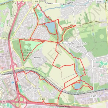 Itinéraire 22km course, distance, dénivelé, altitude, carte, profil, trace GPS