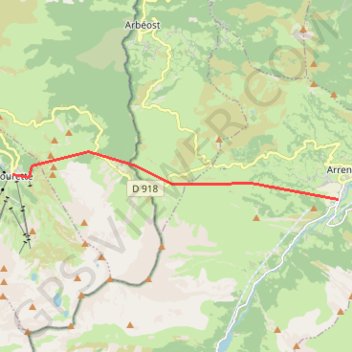 Itinéraire GR 10 - étape 15, distance, dénivelé, altitude, carte, profil, trace GPS