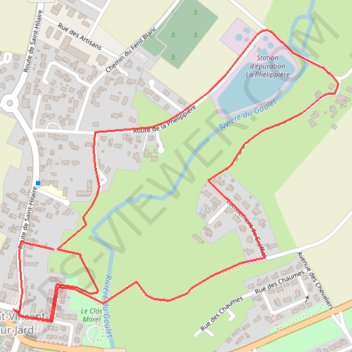 Itinéraire Tour de Saint Vincent-sur-Jard, distance, dénivelé, altitude, carte, profil, trace GPS