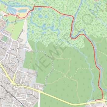 Itinéraire Compostelle - Voie du littoral - Pont de Lamothe - Port du Teich par sentier du littoral, distance, dénivelé, altitude, carte, profil, trace GPS