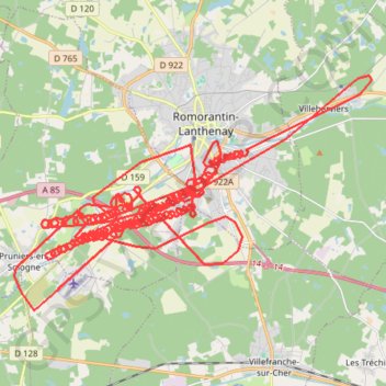 Itinéraire 27/04/2022 LFYR (14:35) LFYR (15:44), distance, dénivelé, altitude, carte, profil, trace GPS