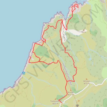 Itinéraire KM 8, distance, dénivelé, altitude, carte, profil, trace GPS