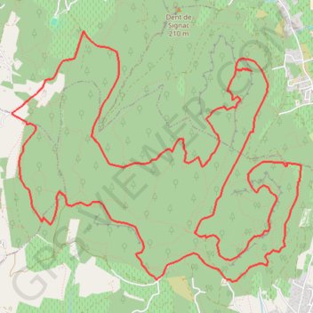 Itinéraire Camp de César var, distance, dénivelé, altitude, carte, profil, trace GPS