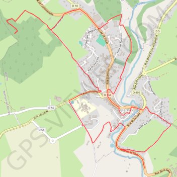 Itinéraire Les terrasses de Darney, distance, dénivelé, altitude, carte, profil, trace GPS