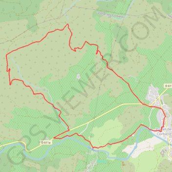 Itinéraire La Chapelle Notre Dame des Oubiels, distance, dénivelé, altitude, carte, profil, trace GPS