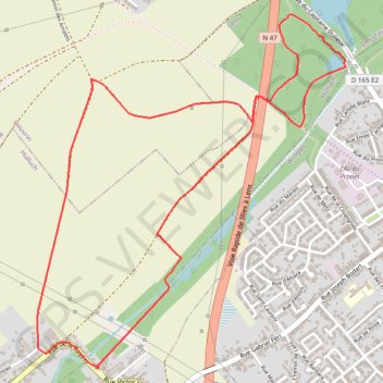 Itinéraire La fontaine bénie (modifié) (5.8 Km), distance, dénivelé, altitude, carte, profil, trace GPS