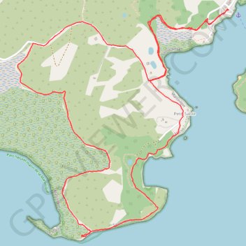 Itinéraire 🚶 Trace boucle de la pointe coton, distance, dénivelé, altitude, carte, profil, trace GPS
